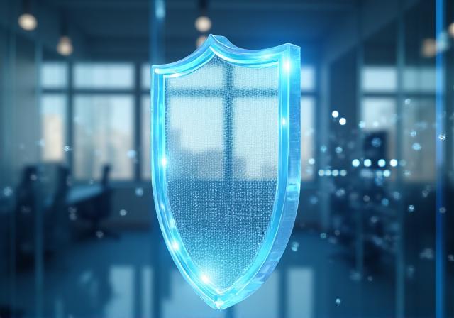 Secure data protection and privacy visual